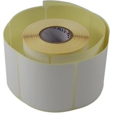 Daisy Home Eko Termal Etiket 80MM x 80MM Ruloda 500 Adet 40MM Çapında Direk Termal Transfer Etiketi