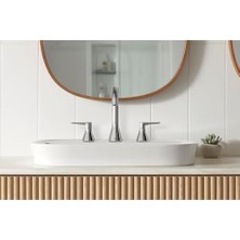 Daisy Home Standard 7061801.002 Aspirations 20 Inç Yaygın Banyo Bataryası, 1.2 Gpm, Krom