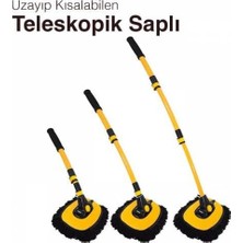 Daisy Home Teleskopik Saplı Ayarlanabilir Kuru Islak Araç Yıkama Fırçası Oto Yıkama Paspası Yumuşak Bez