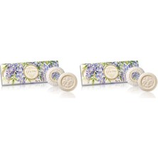 Daisy Home Saponificio Artigianale Fiorentino Sabun 3X100 gr - Wisteria (2 Paketi)