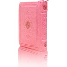Vintessy Cep Boy Kur'an-I Kerim (Pembe Renk, Kılıflı, Mühürlü)
