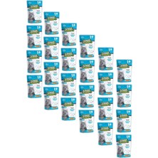Jungle Pouch 100 gr Gravy Soslu Somonlu Yaş Kedi Maması 24 Adet Besleyici İçerik