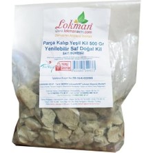 Daisy Home Parça Kalıp Yeşil Kil 500 gr Yenilebilir Saf Doğal Kil Paket