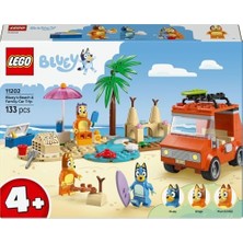 Daisy Home Bluey’nin Ailece Plaj Gezisi 11202-4 Yaş ve Üzeri Plaj Seven Çocuklar Için Yaratıcı Oyuncak Yapım Seti, Doğum Günü Hediyesi Fikri (133 Parça)