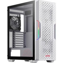 Daisy Home Adata Xpg Starker Aır Mid-Tower Pc Şasi, Atx/micro Atx, Mini-Itx, Compact Size, Tempered Glass Panel, I/o USB 3.0 Port, Beyaz