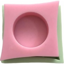Daisy Home Iskambil Şeklinde Silikon Tealight Mum Kalıbı