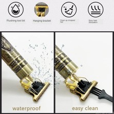 Daisy Home Metal Gövdeli Tıraş Makinesi – T-Bıçaklı Saç, Sakal ve Ense Kesme Makinesi, Şarjlı Profesyonel Trimmer, Lazer Çizim ve Epilasyon Öncesi Bakım Için Tıraş Makinesi