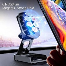 Daisy Home Manyetik Telefon Tutucu, Evrensel Fit Dashboard Telefon Tutucu Araç Için Esnek Kararlı Sabitleme 360 ​​° Döndürme Katlanır Küçülür Mıknatıslı