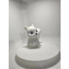 Daisy Home 3dvan Beyaz Renkli Sincap Biblo