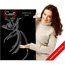 Daisy Home Kadife Duvar 40X67 cm Duvar Dekorasyon Oda Dekoru Duvar Kaplama Duvar