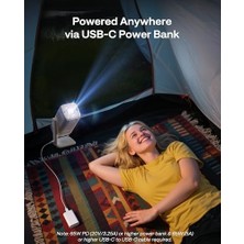 Daisy Home Boom Air Taşınabilir Tv Projektörü Wifi ve Bluetooth Özellikli, I Için Akıllı Projektör, Usb-C ile Güçlendirilmiş, 4K Destekli, Gerçek Zamanlı Odaklanma, Dolby Ses, Ayarlanabilir Stand,