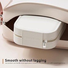 Daisy Home Sporway Makyaj Çantası Işıklı Aynalı Makyaj Çantası 3 Renk LED Işıklı Makyaj Çantası Seyahat Makyaj Düzenleyici, Ayırıcılı, Beyaz, No, Hayır