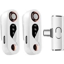 Daisy Home Yaka Mikrofonu Lightning Uyumlu Youtube Twitch Canlı Yayın Tiktok Klipsli Yaka Mikrofonu Lightning ve Type-C Seçenekli Modellerine Uyumlu S36 (Lightning)