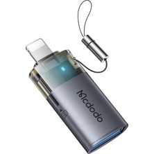 Daisy Home OT-7850 2'si 1 Arada Usb-A To Lightning+ Sd Kart Aktarım Dönüştürücü
