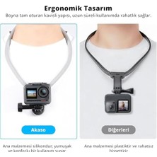 Daisy Home Manyetik Boyun Montaj Tutucu, Vlog Eylem Kamera Aksesuarları ile Uyumlu HERO12/11/10/9/MAX EK7000/CESUR 4//djı Osmo Aksiyon/akıllı Telefon Telefon Klipsli Dikey Adaptör
