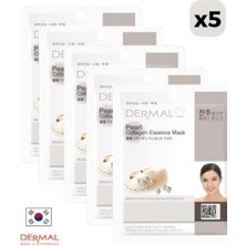 Daisy Home Dermal Aydınlatıcı, Nemlendirici Inci Özlü Kolajen Maske Gece Maske 23 gr 5 Adet
