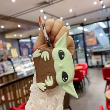 Daisy Home Airpods Pro 3. Nesil Uyumlu Figürlü Darbe Emici ve Koruyucu Silikon Kulaklık Kılıfı (Baby Yoda)