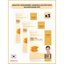 Daisy Home Dermal Besleyici, Nemlendirici, Arındırıcı Arı Sütü Özlü Kolajen Maske 23 gr 3 Adet