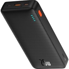Daisy Home Airpow Hızlı Şarj Power Bank 20000MAH 20W, Siyah (Usb To Type-C 50CM Siyah Kablo Dahil)