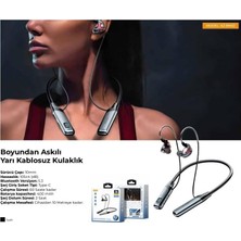 Daisy Home AZ-BN02 Boyun Askılı Bluetooth Kulaklık (400MAH, 60 Saat Bekleme) (AZ-BN02)