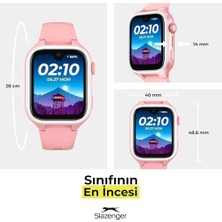 Daisy Home Tiger Kids Akıllı Çocuk Saati, Görüntülü Görüşme, Amoled Ekran,, Gps, 5mp Kamera, IP68 Su Geçirmez, Uzun Pil Ömrü, Sos, Dokunmatik Ekran, 4g, Silikon Kayış, Pembe