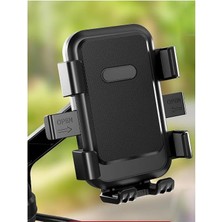 Daisy Home GA76 Motor Motosiklet Telefon Tutucu Tek El Kullanım Ayna Montaj (GA76 Ayna Montajı)
