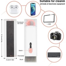 Daisy Home 7'si 1 Arada Elektronik Temizlik Kiti - Klavye, Monitör, Cep Telefonu, Bluetooth, Kulaklık, Lego, Uyumlu, Bilgisayar Kamera Lensi T0EMIZLEME Seti, (Pembe)