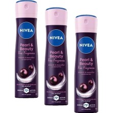 Daisy Home Kadın Sprey Deodorant Pearl&beauty Fragrance,48 Saat Anti-Perspirant Koruma 150ML (3 Paketi)