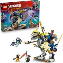 Daisy Home Rogue’un Ejderha Binicisi 71843-8 Yaş ve Üzeri Kız ve Erkek Çocuklar Için Hareket Ettirilebilir Bir Ejderha Figürü ve 4 Minifigür Içeren Yaratıcı Oyuncak Yapım Seti (584 Parça)