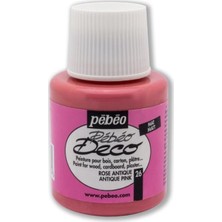 Pebeo Deco Mat Ahşap Boyası Antik Pembe Renk 110 ml Şişe Özellikli Model 26