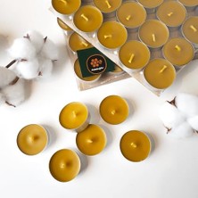 Daisy Home 25 Adet Standart Tealight Mumları, 4+ Saat Yanma Süresi, Kaliteli Fitil, Türk Malı, Küçük ve Şık Mini Mumlar, Düğün ve Doğum Günü Dekorasyonu Için Romantik Aydınlatma
