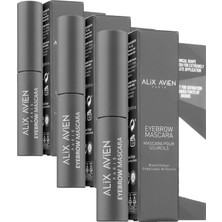 Daisy Home Suya Dayanıklı Kalıcı Etki Yoğun Pigmentli Kahverengi Kaş Sabitleyici Maskara - Eyebrow Mascara 803 (3 Paketi)