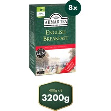 Ahmad Tea Englısh Brekfast Dökme Siyah Çay 8’li Avantaj Paket 3.2 kg (8 x 400 Gr)
