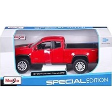 Daisy Home Maisto 531517 Model Araba, Chevrolet Zr2 17, Kırmızı ve Beyaz