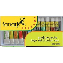 Daisy Home Academy Guaj Boya, Seti, 12X12 ml