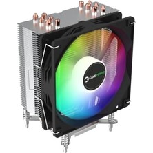 Daisy Home Glace Tc6 Argb Siyah 1X120MM LGA1851/AM5 Işlemci Hava Soğutucu