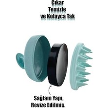 Daisy Home Seay Saç Bakım Fırçası, Saç Derisine Masaj Yapan Şampuan Tarağı, Duş Fırçası Slikon Saç Masaj Tarağı Mavi