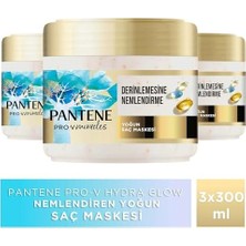 Daisy Home Pantene Pro-V Miracles Hydra Glow Nemlendirici Maske Kuru Saçlar Için 300 ml 3lü Paket