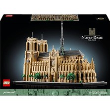 Daisy Home Architecture Mimari Simgeler Koleksiyonu: Notre Dame Katedrali 21061 - Seyahat, Mimari ve Tarih Meraklısı Yetişkinler Için Koleksiyonluk ve Sergilenebilir Model Yapım Seti (4383 Parça)