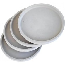 Daisy Home 4'lü Set Yuvarlak Bardak Altlığı