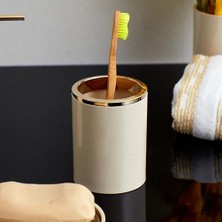Daisy Home Diş Fırçalık Beyaz-Altın Renk