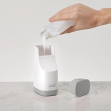 Daisy Home 70512 Slim Kompakt Sıvı Sabunluk, Beyaz/gri