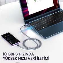 Daisy Home USB 3.1 Type-C Pd 100W 5A 10GBPS 4K 60Hz Destekli Kablo 2 Metre