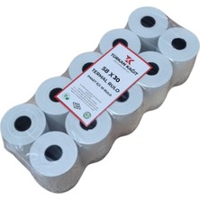 RULORULO 58X30 Termal Rulo 1 Paket 10 Adet Bpa Free Tse Belgeli