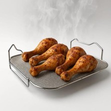 Daisy Home Popüler 3000 Serisi Hava Fritöz Uyumlu Buhar Pişirme Aparatı, 304 Paslanmaz Çelik