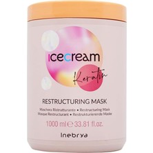 Daisy Home Inebrya Ice Cream Keratin Restructuring Mask Keratin Bazlı Yenileyici MASKE1000 ml