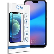 Daisy Home P20 Lite ile Uyumlu Tam Kaplayan Temperli Ekran Koruyucu Cam