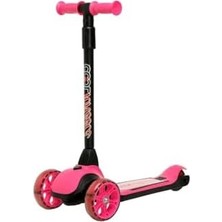 Daisy Home Wheels Cortix LED Işıklı 3 Tekerlekli Katlanabilir Çocuk Scooter Pembe Cortıx