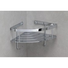 Daisy Home Banyo Duş Raf Sistemi Krom Renk 152X197X280 mm