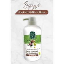 Daisy Home Doğal Zeytinyağlı Saç Kremi 600 ml x 12 Adet